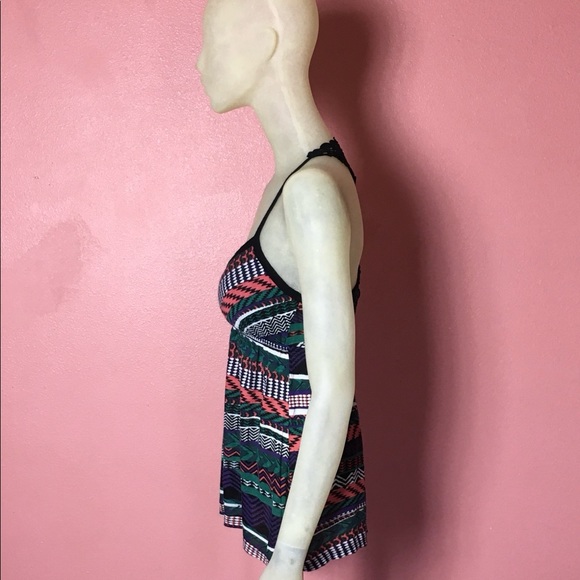 Aztec print Lace back. Racer back - Picture 5 of 6